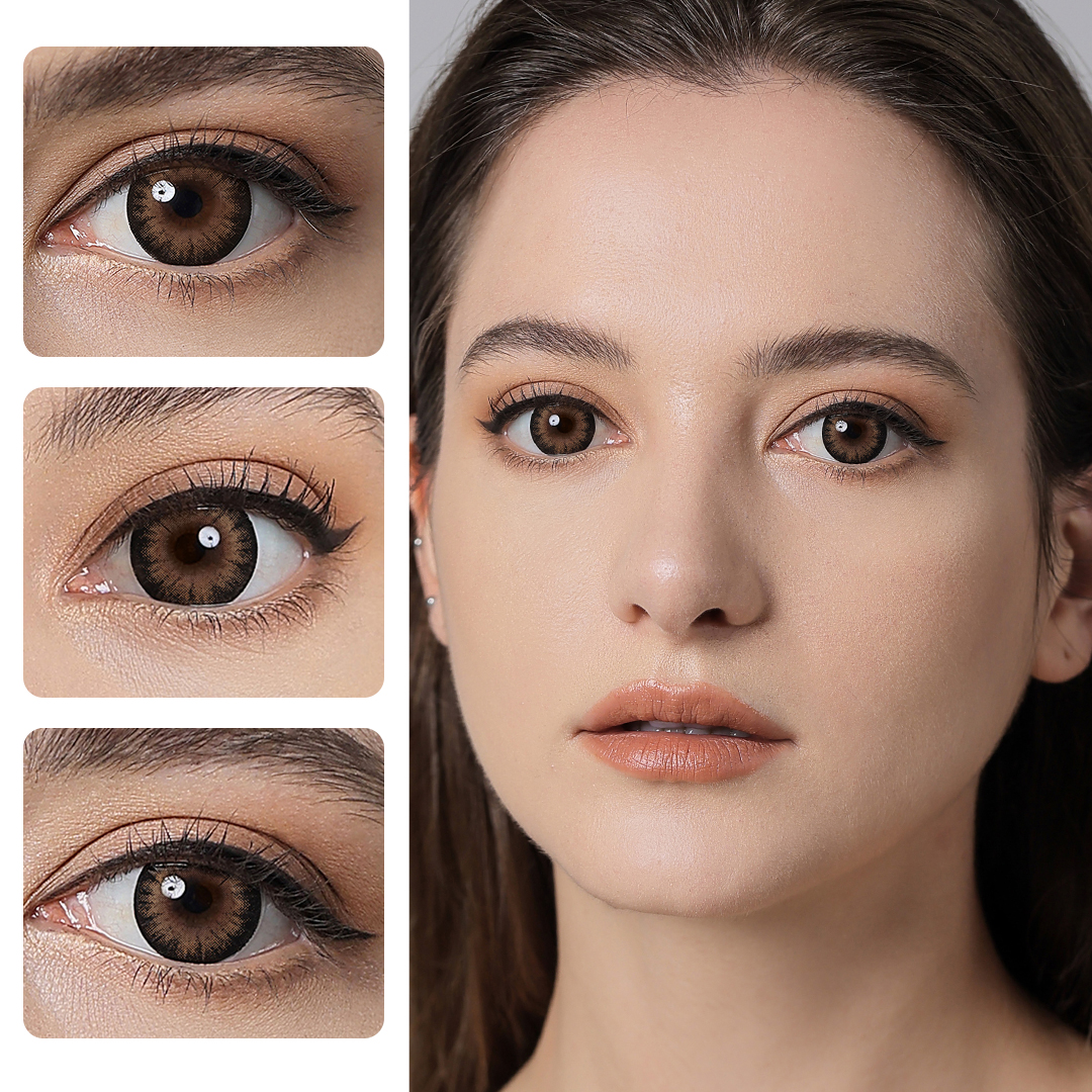 Supersize Brown Yearly Contact Lenses