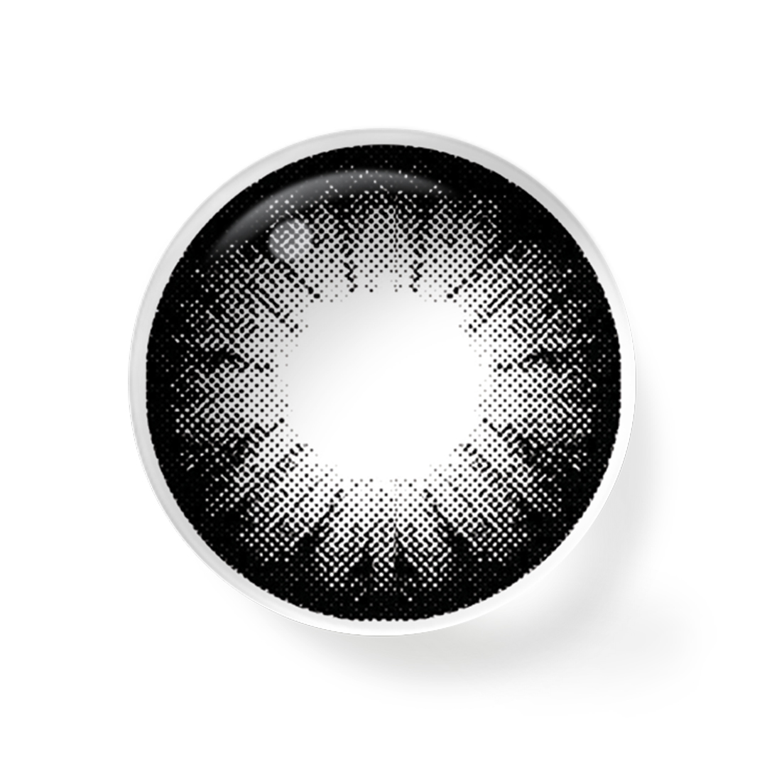 Supersize Black Yearly Contact Lenses