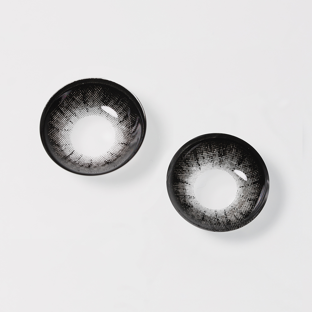 Supersize Black Yearly Contact Lenses