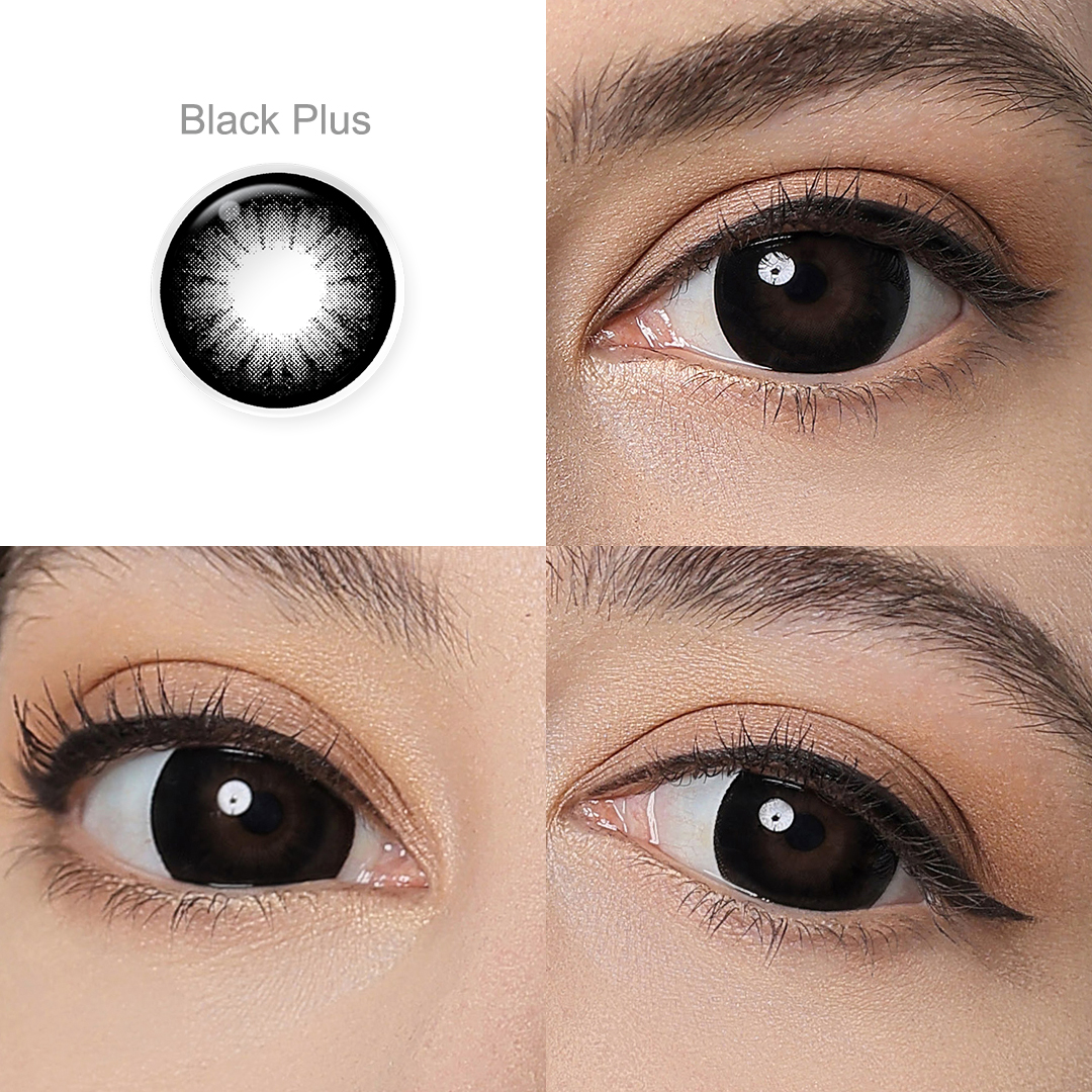 Supersize Black Plus Yearly Contact Lenses