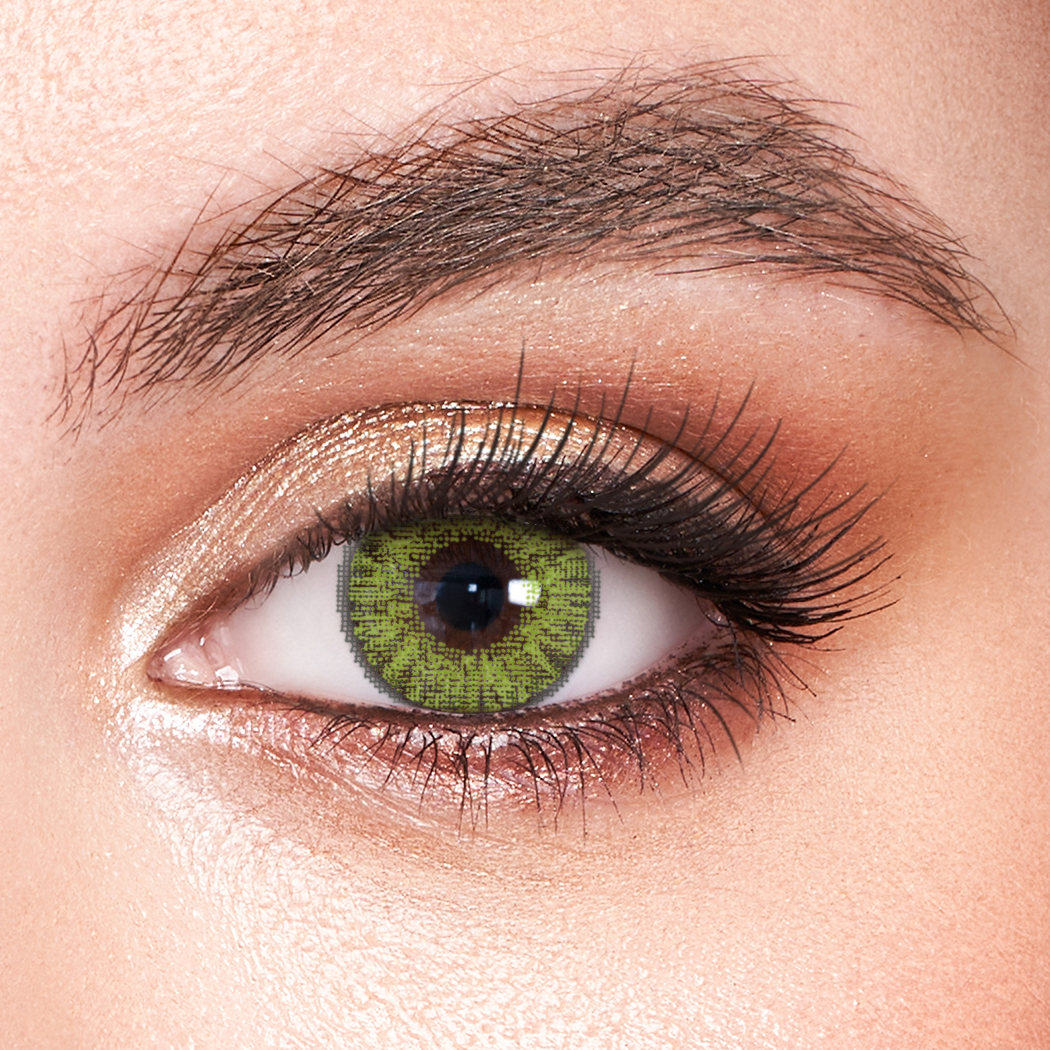3-Tone Gemstone Green Contact Lenses