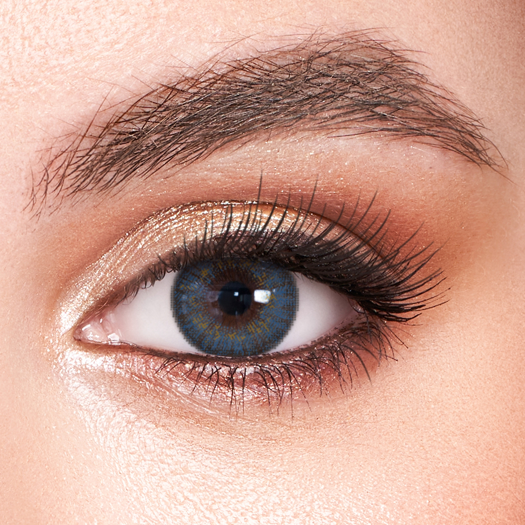 [US Warehouse] 3Tone Ocean Blue Prescription Monthly Contact Lenses