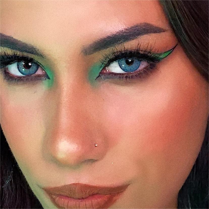 [US Warehouse] Russian Blue Prescription Contact Lenses