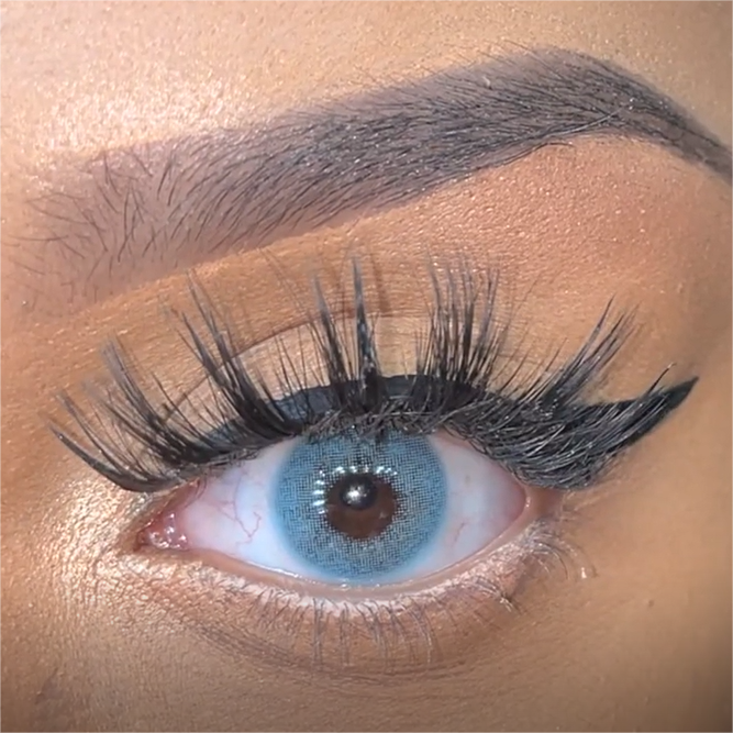 [US Warehouse] Ocean Blue Prescription Monthly Contact Lenses