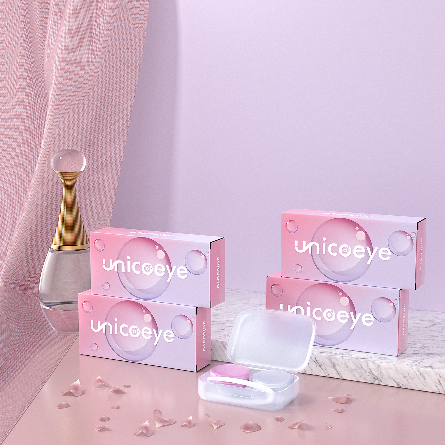 [US Warehouse]  Free Gifts & Contact Lenses Case 
