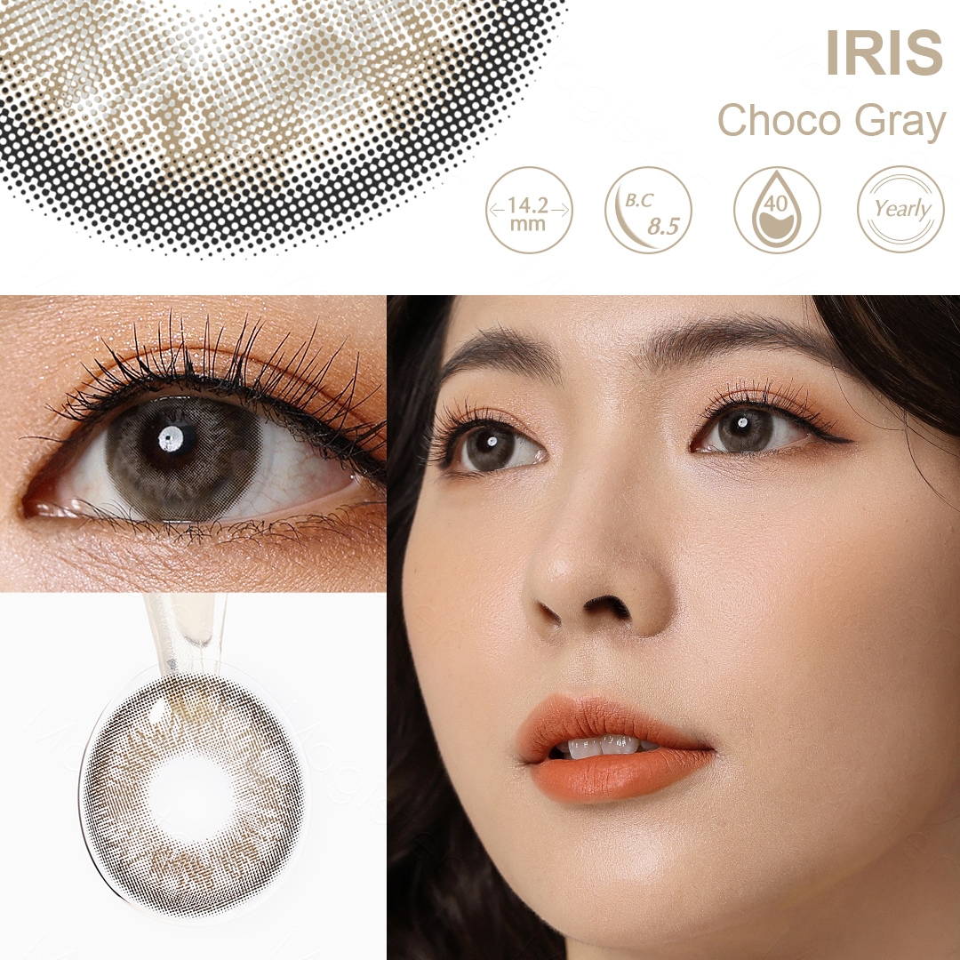 Iris Choco Gray Contact Lenses