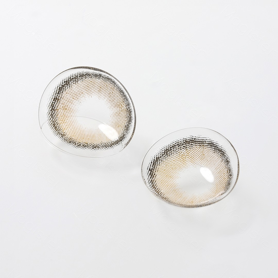 Roze Beige Brown Contact Lenses