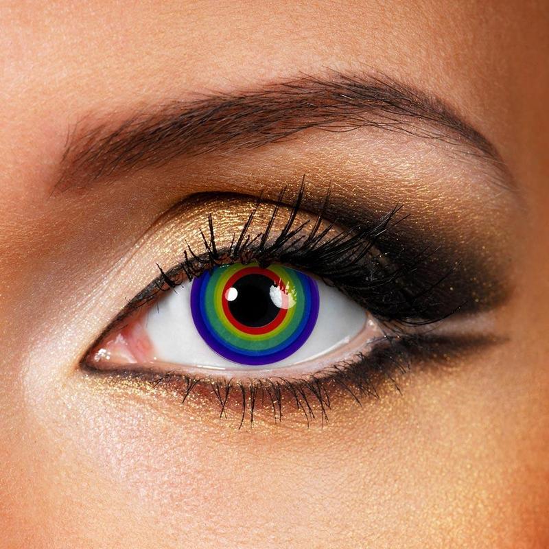 Multiple Rainbow Contact Lenses