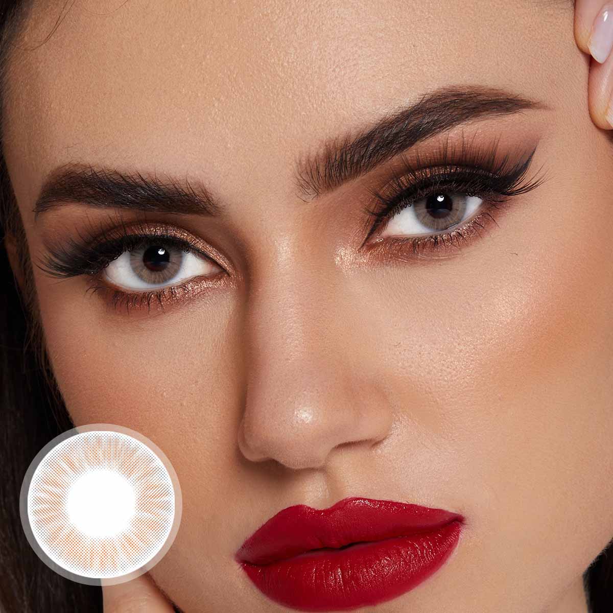 [US Warehouse] Rio Ochre Prescription Monthly Contact Lenses