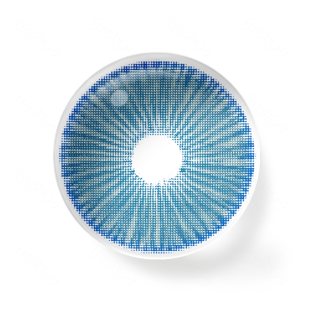 Fiesta Blue Contact Lenses