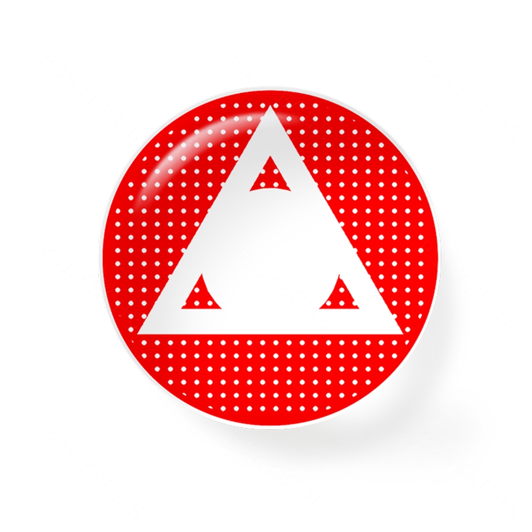 Triangle Red Cosplay Contact Lenses