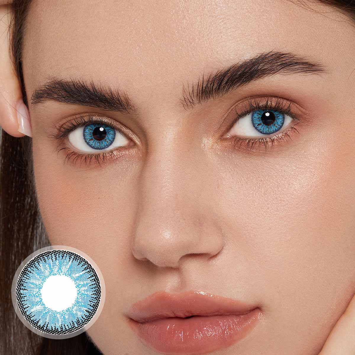 [US Warehouse] Nonno Blue Prescription Contact Lenses Unicoeye