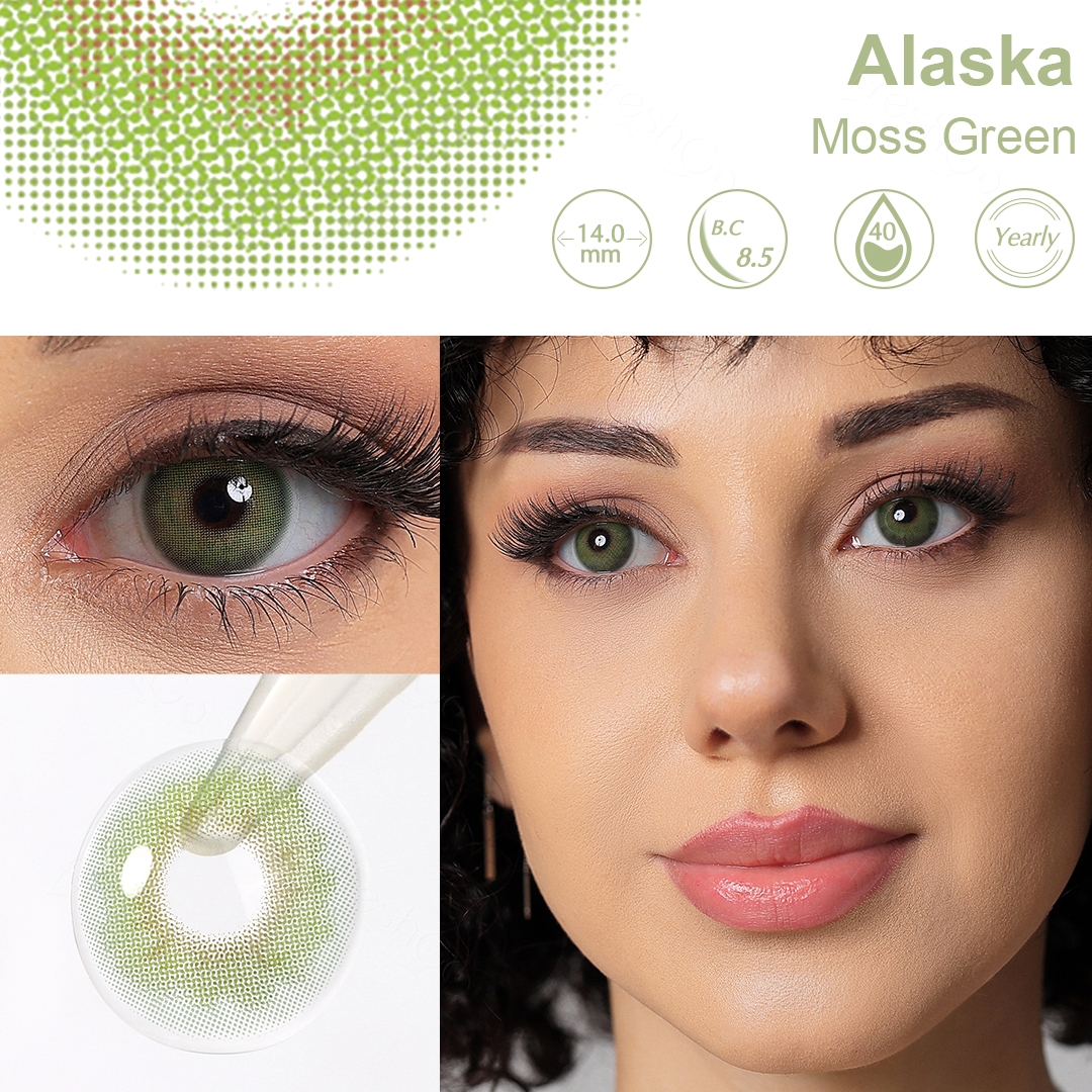 Alaska Moss Green Contact Lenses