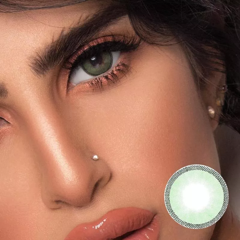 [US Warehouse] 2nd Green Prescription Contact Lenses