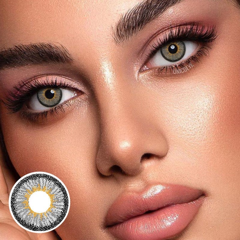 Neon Grey Contact Lenses