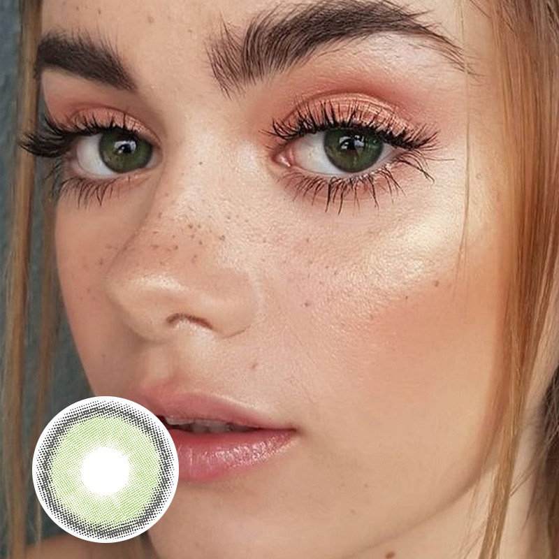 [US Warehouse] [Flash Sale] Premium Candy Green Prescription Monthly Contact Lenses