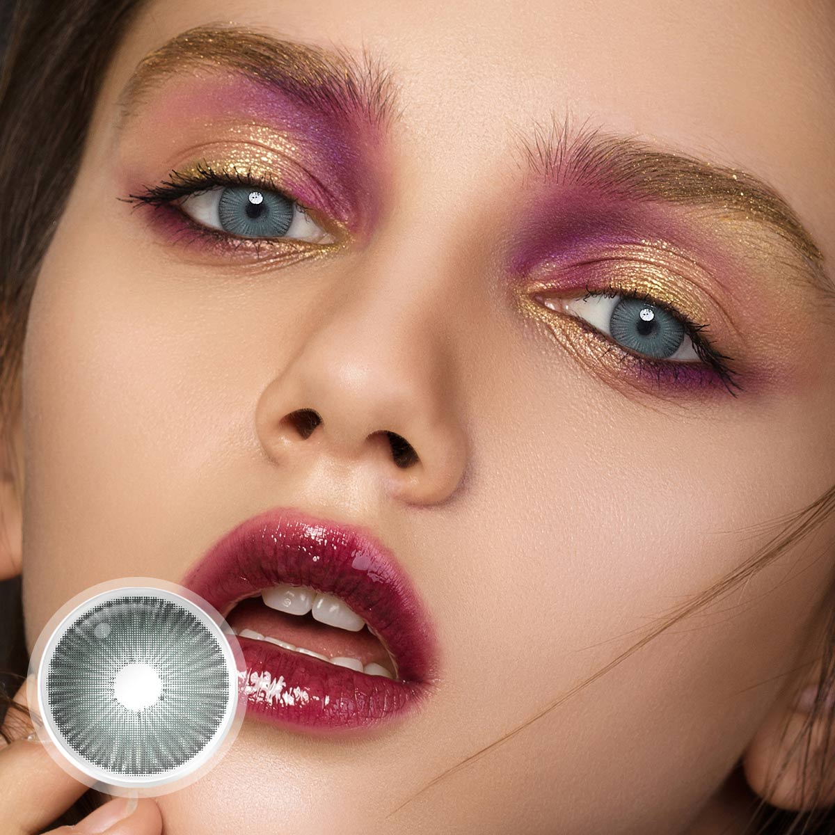 Fiesta Grey Contact Lenses