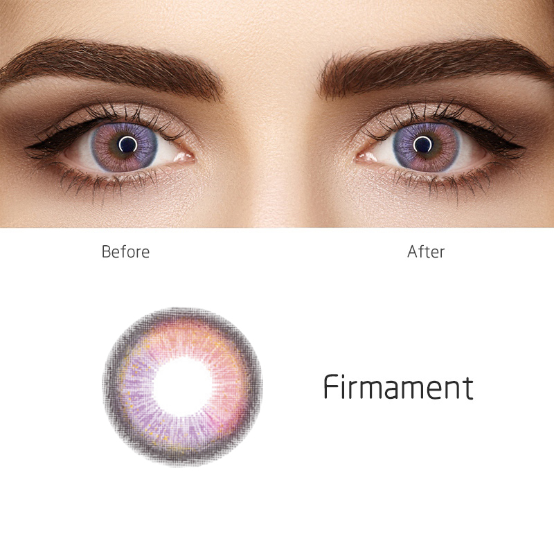 [US Warehouse] Firmament Violet Prescription Monthly Contact Lenses