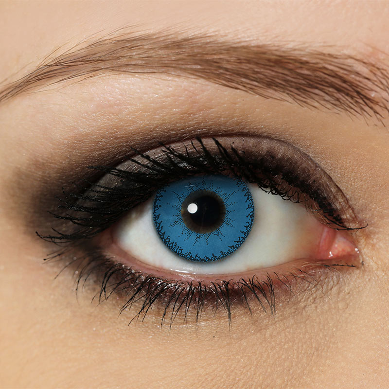 Devil Blue Contact Lenses