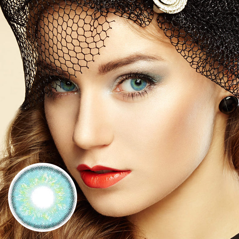 Russian Blue Prescription Contact Lenses