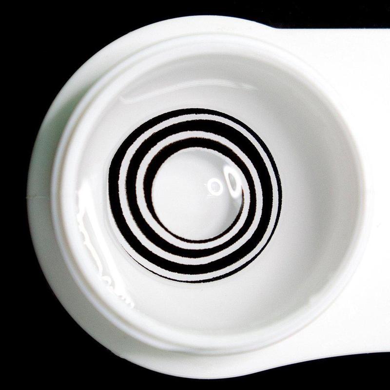 Swirl Cosplay Black Contact Lenses