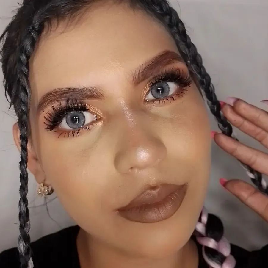 [US Warehouse] Molly Platino Prescription Monthly Contact Lenses