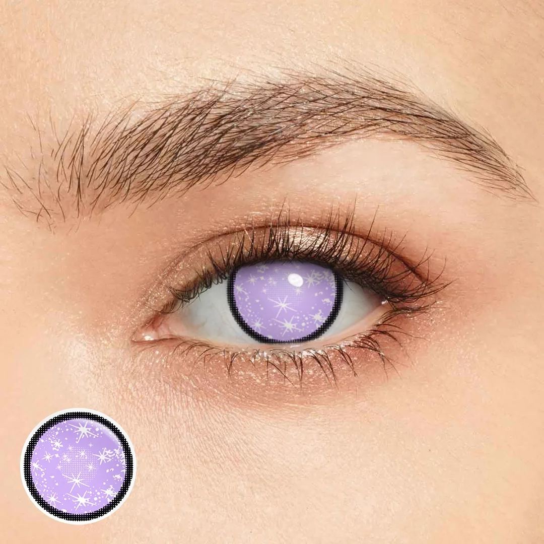 Purple Cosplay Yearly Contact Lenses