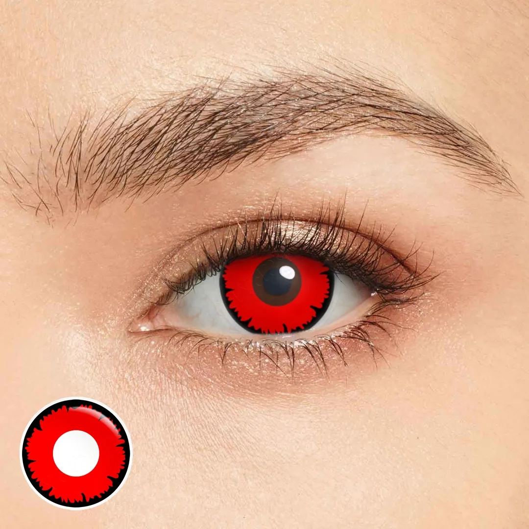 Red Cosplay Yearly Contact Lenses