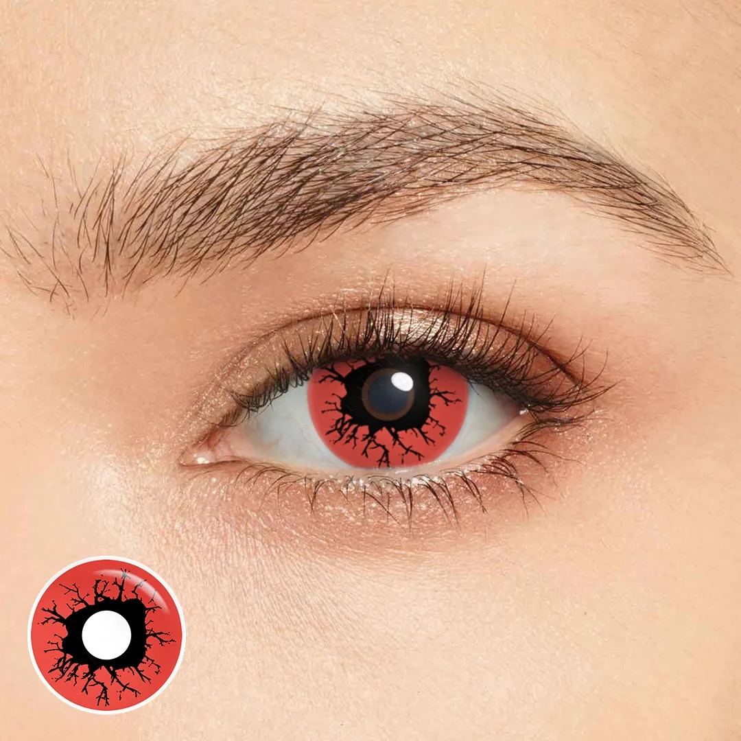 Red Cosplay Yearly Contact Lenses