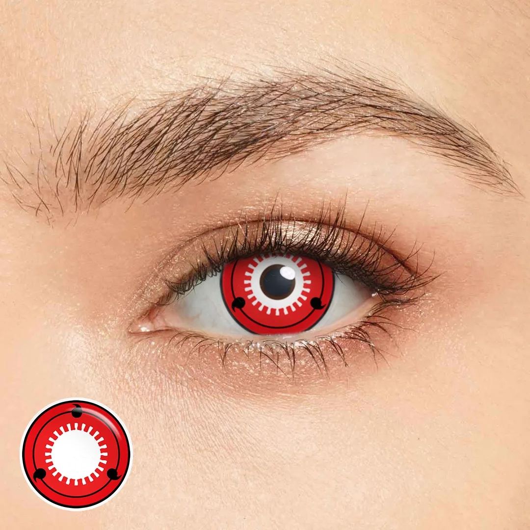 Red Cosplay Yearly Contact Lenses