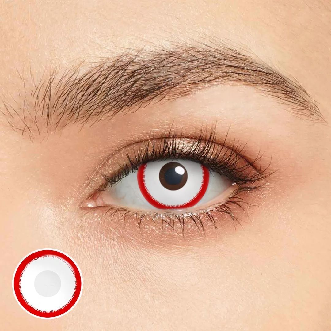 Red Cosplay Yearly Contact Lenses