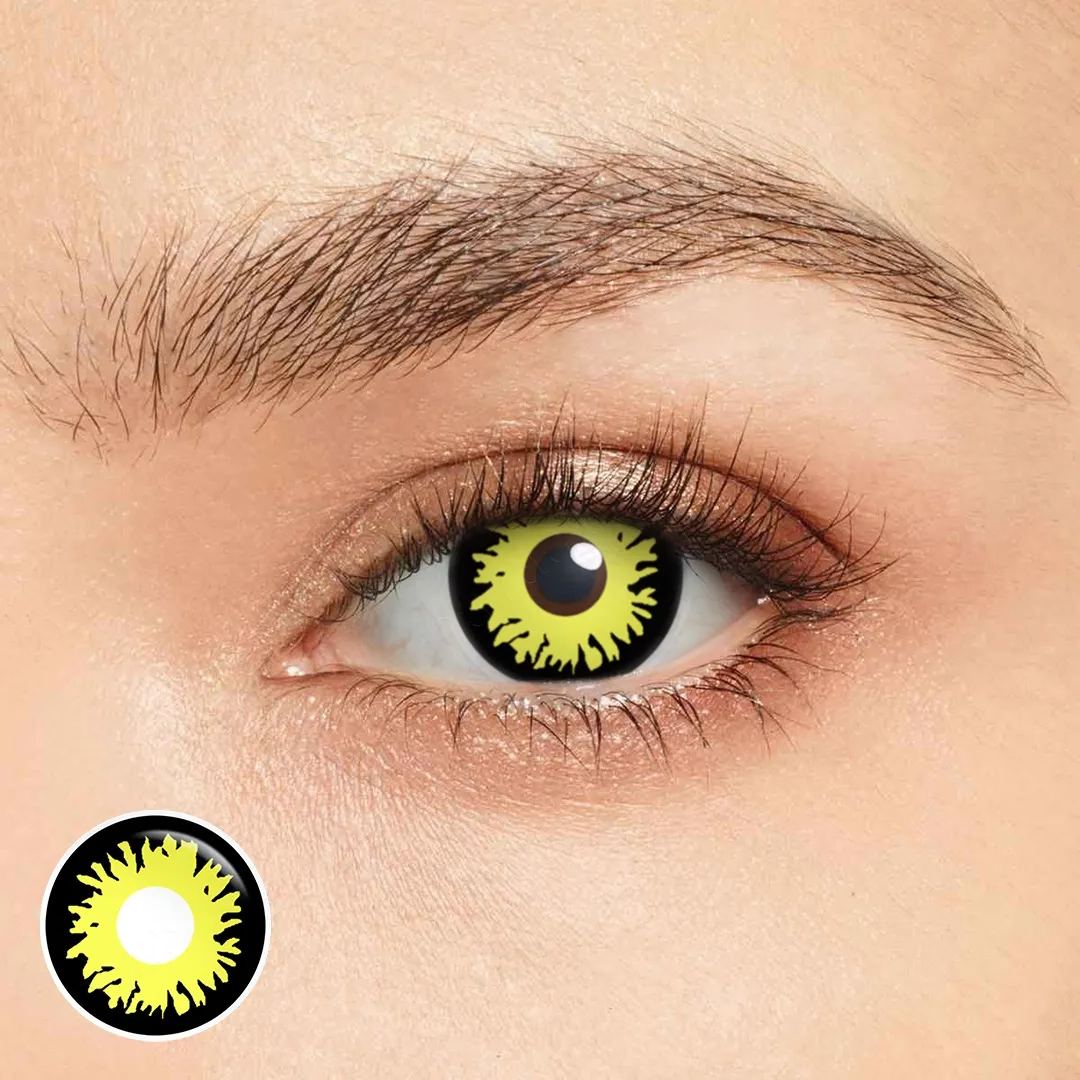 Black Cosplay Yearly Contact Lenses