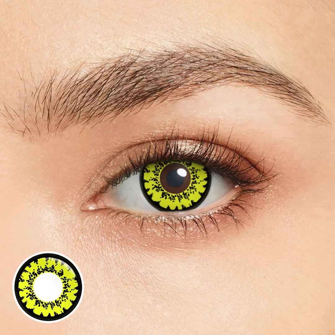 Yellow Cosplay Yearly Contact Lenses