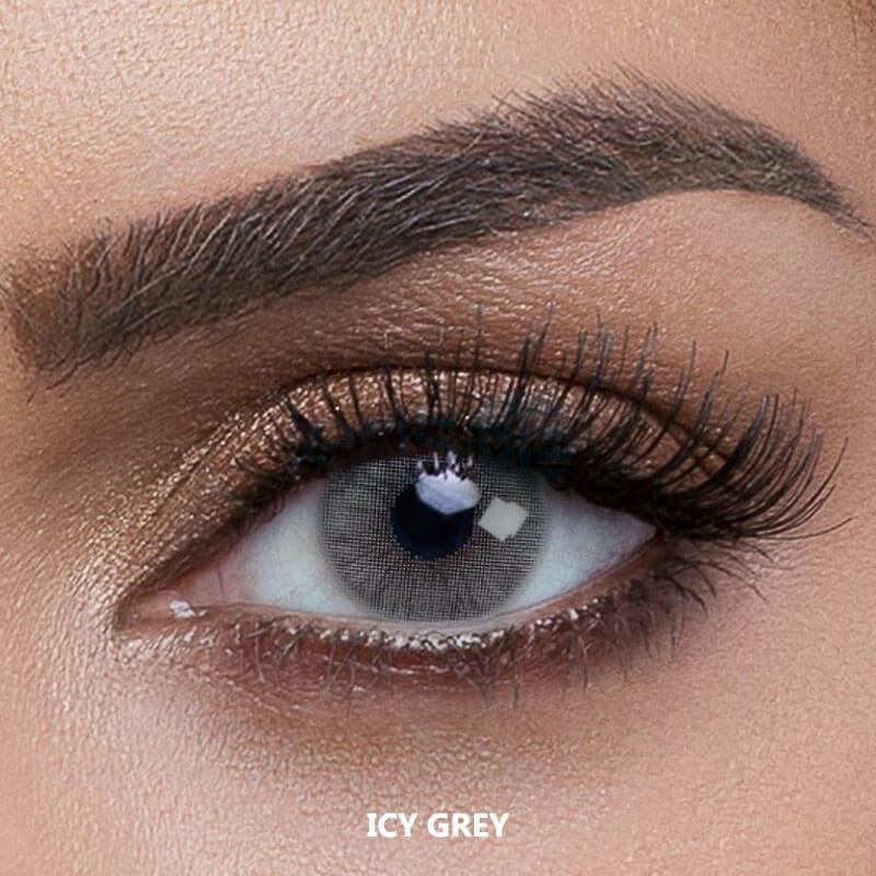 Icy Grey Prescription Monthly Colored Contacts Lensweets
