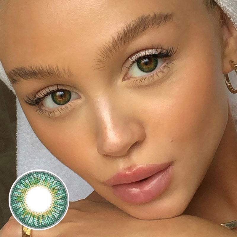 [US Warehouse] Natural Aqua Marine Prescription Monthly Colored Contac