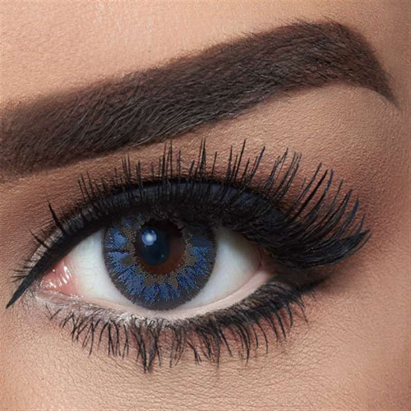 [US Warehouse] Contour Blue Prescription Monthly Colored Contacts