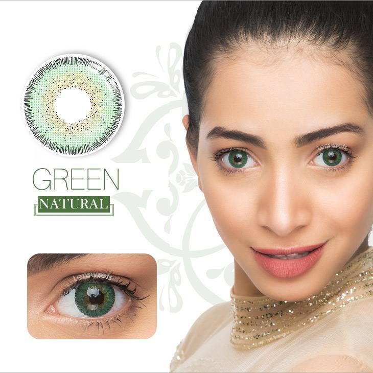 Natural Green Yearly Contact Lenses