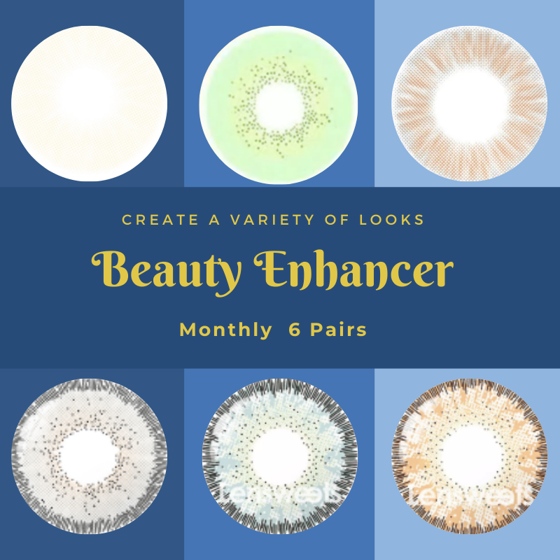 [US Warehouse] Beauty Enhancer Monthly 6 Pairs Colored Contacts