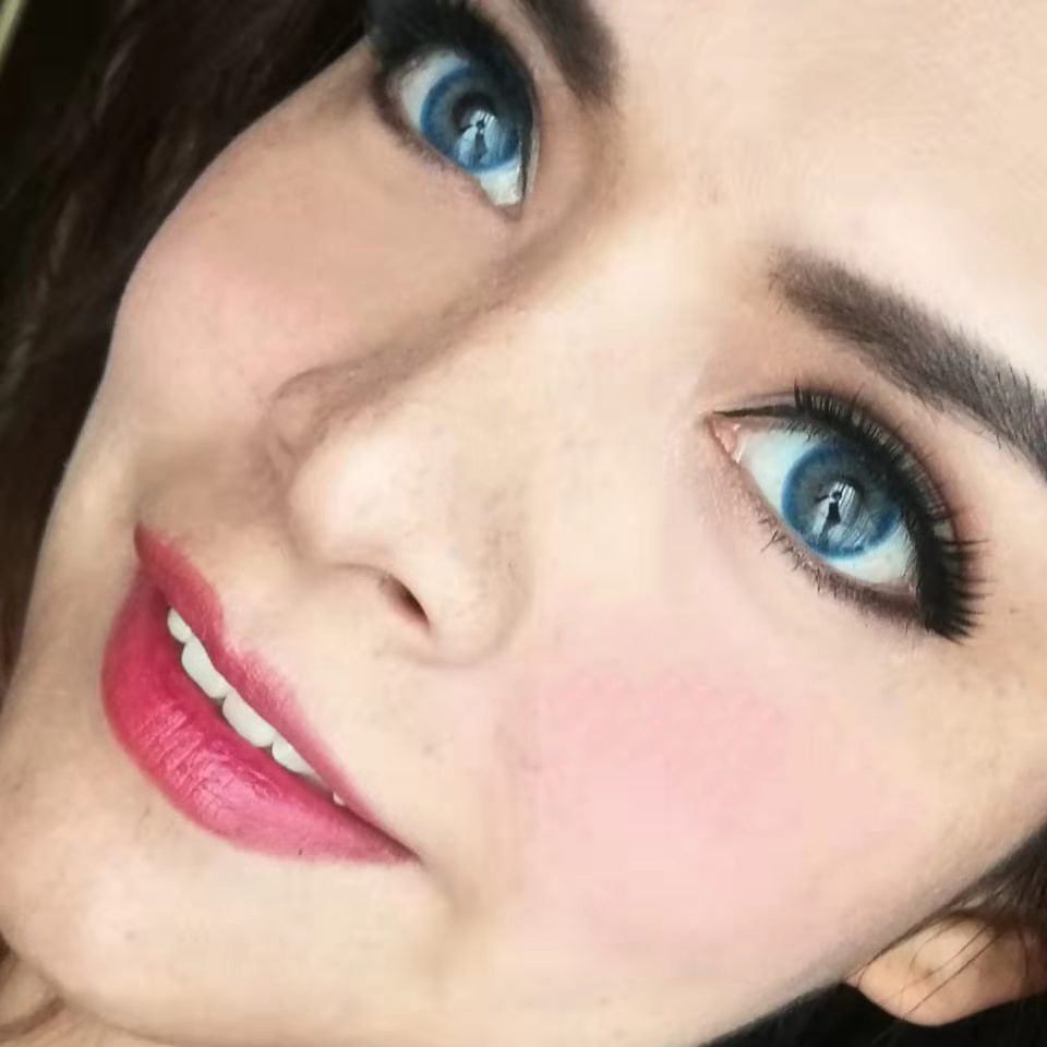 [US Warehouse] Wildcat Blue Prescription Yearly Colored Contacts