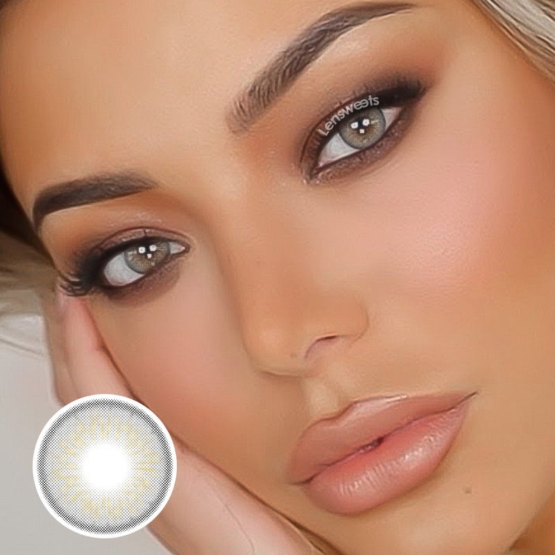 [US Warehouse] Premium Grey Prescription Monthly Colored Contacts