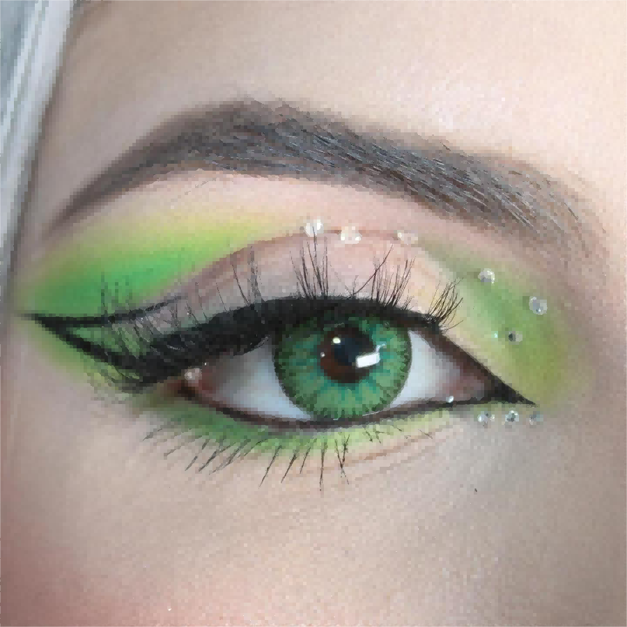 [Flash Sale] Nonno Green Prescription Monthly Colored Contacts