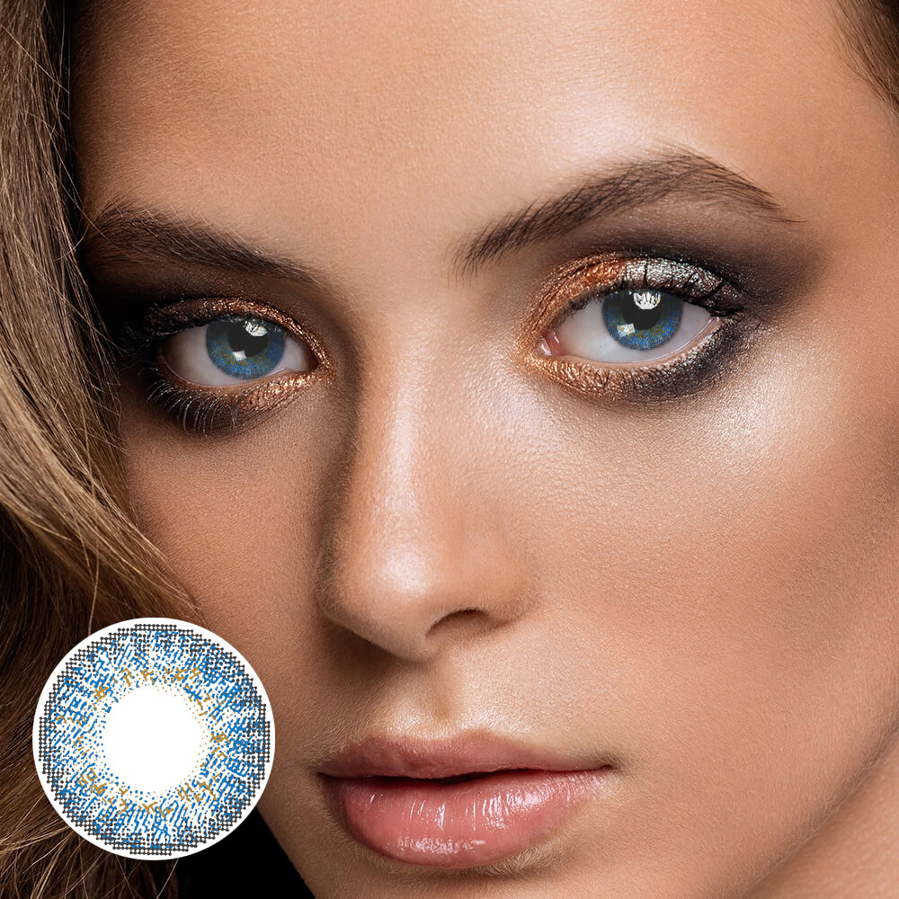 [US Warehouse] Ocean Blue Prescription Monthly Colored Contacts