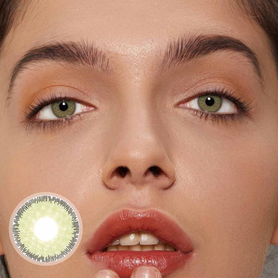Premium Green Prescription Yearly Colored Contacts