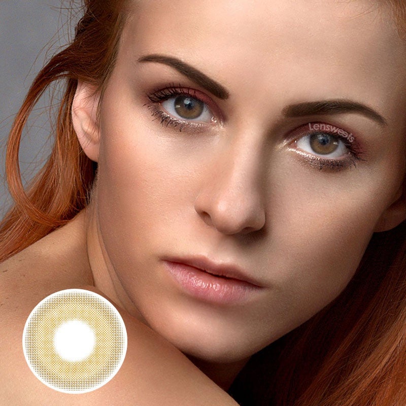 [US Warehouse] Biscuits Brown Prescription Monthly Colored Contacts