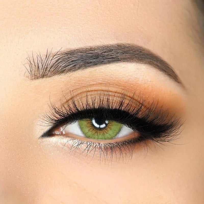 3-Tone Green Colored Contact Lenses