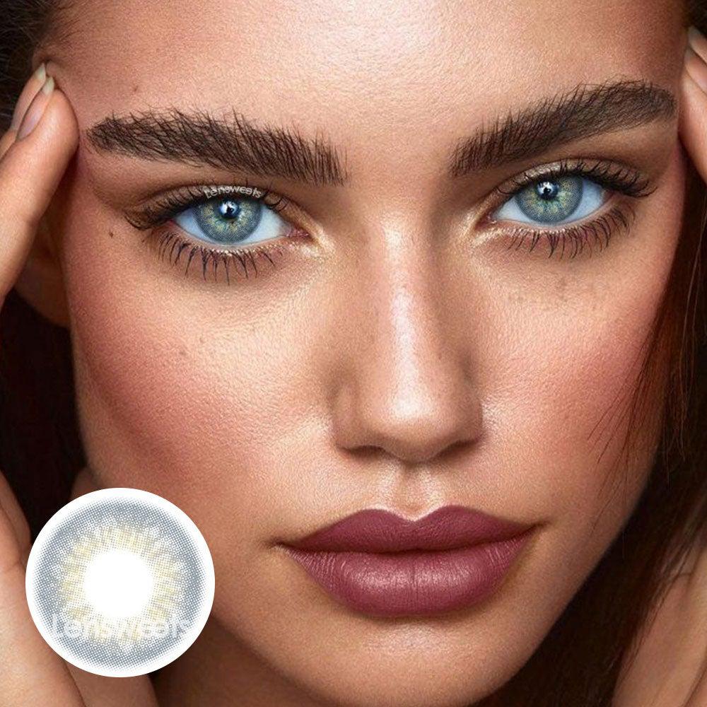 [US Warehouse] DNA Taylor Blue Gray Prescription Monthly Colored Contacts