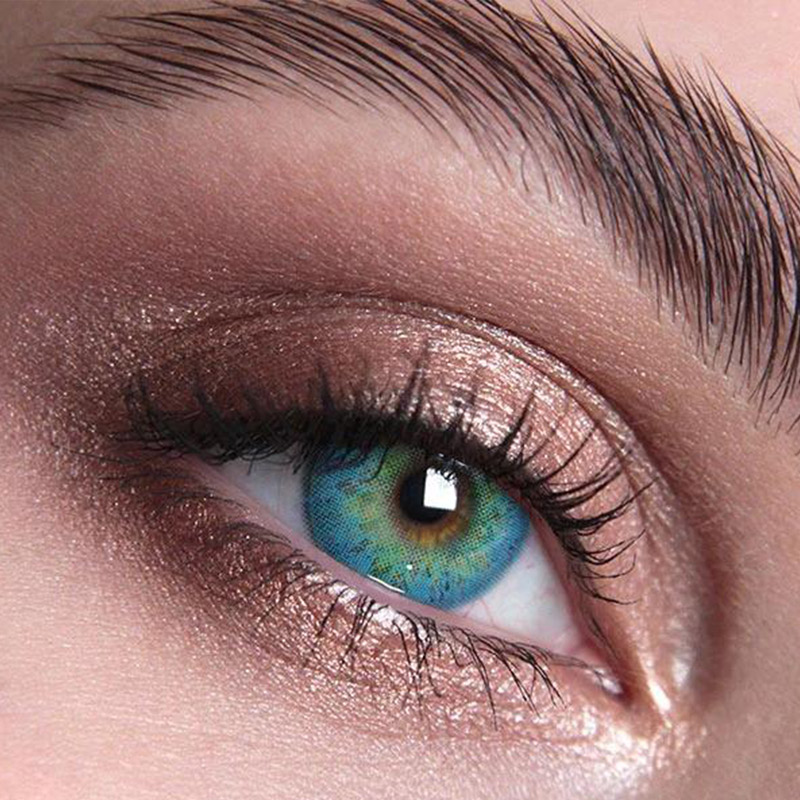 [US Warehouse] Russian Blue Prescription Yearly Colored Contacts