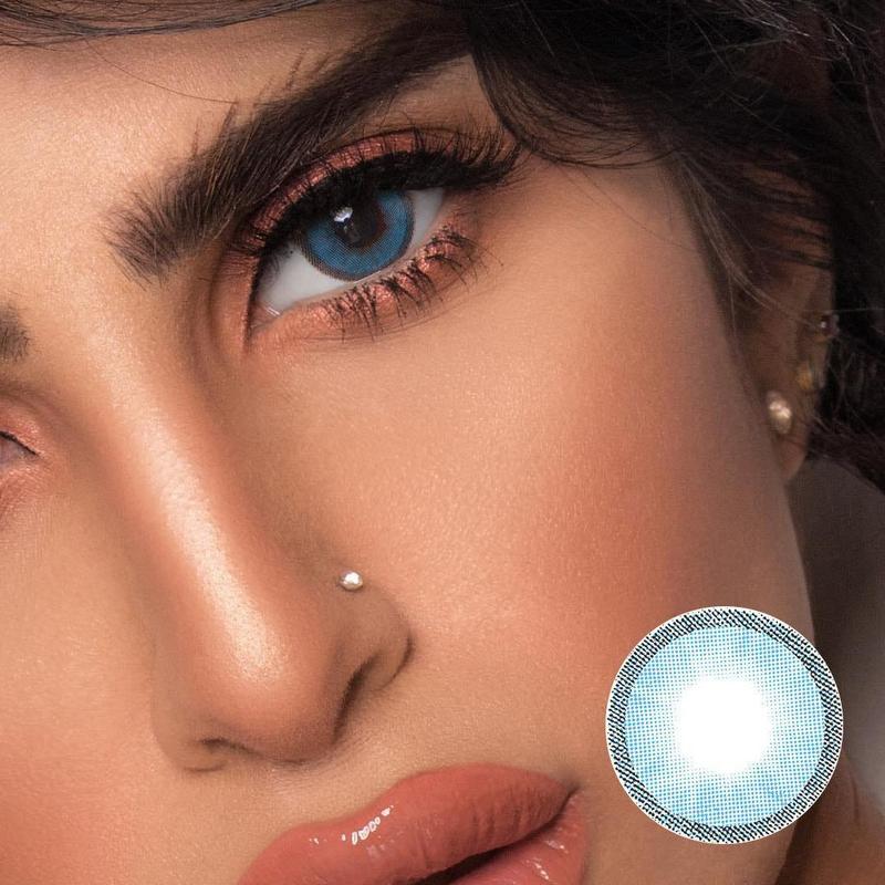 [US Warehouse] 2nd Blue Prescription Yearly Colored Contacts