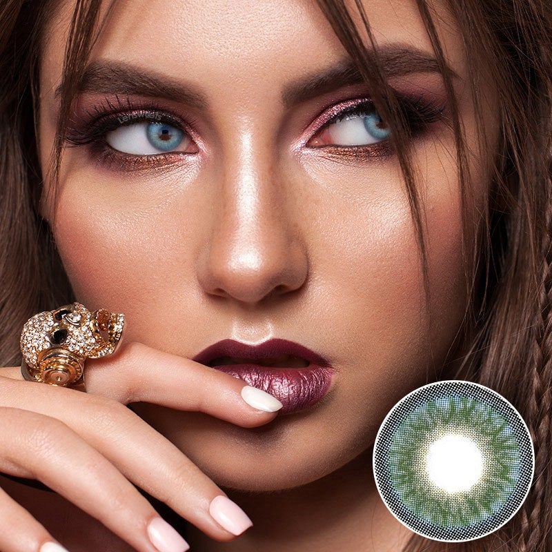 [US Warehouse] Himalayan Blue Prescription Monthly Colored Contacts