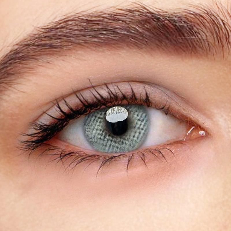 [US Warehouse] Polar Lights Blue Grey Prescription Yearly Colored Contacts